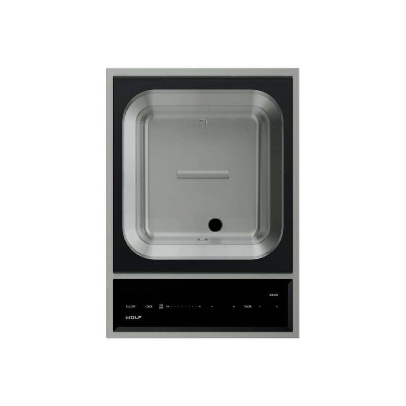 Wolf Certified SM15TF/S 15″ Stainless Steel Electric Transitional Steamer