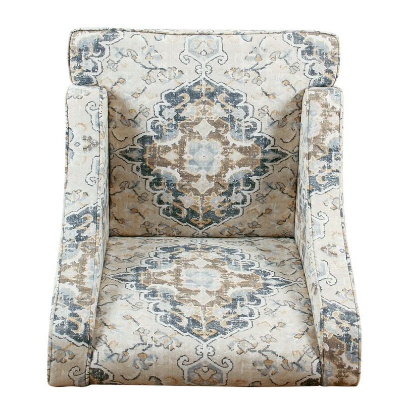 Adona Accent Chair Mistana Fabric: Ebony 100% Cotton