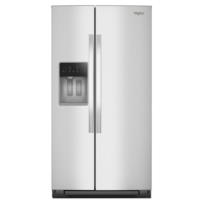 Whirlpool WRSF5536RZ 36-inch Standard Depth Side-by-Side Refrigerator with TruCool System