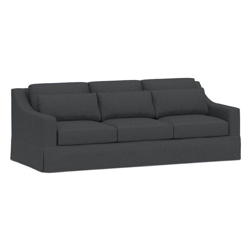 York Slope Arm Deep Seat Slipcovered Sofa