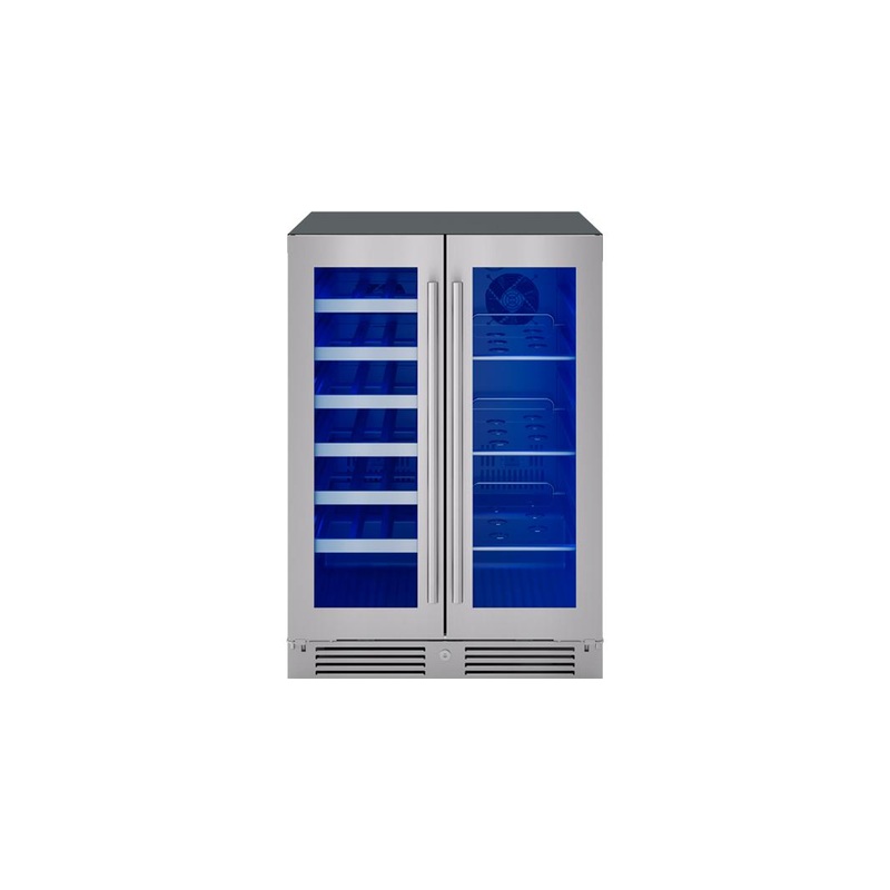 Zephyr PRWB24C32CG 24″ French Door Dual Zone Wine & Beverage Cooler