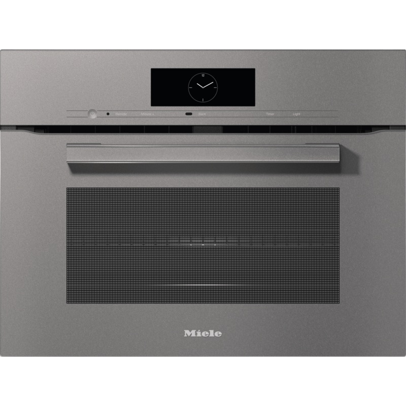 Miele H7840BMGG H 7840 Bm Am Graphite Grey – 24″ Compact Speed Oven In A Perfectly Combinable Design With Automatic Programs And Roast Probe.