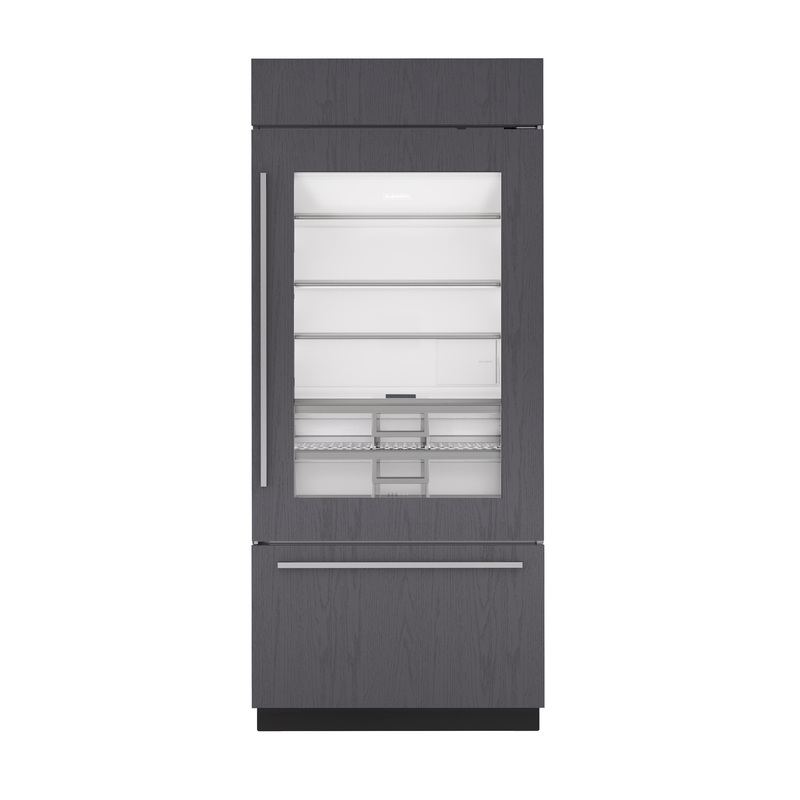 Sub-Zero CL3650UGOR 36″ Classic Over-And-Under Refrigerator/Freezer With Glass Door – Panel Ready