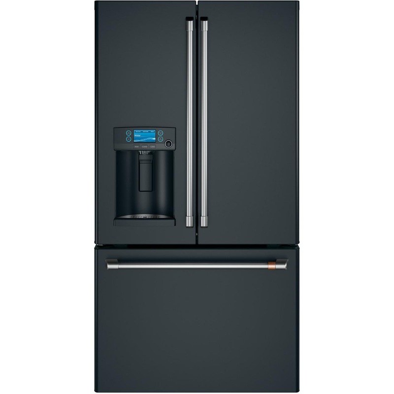 Cafe CYE22TP3MD1 CAF(EBACK) ENERGY STAR 22.1 Cu. Ft. Smart Counter-Depth French-Door Refrigerator with Hot Water Dispenser