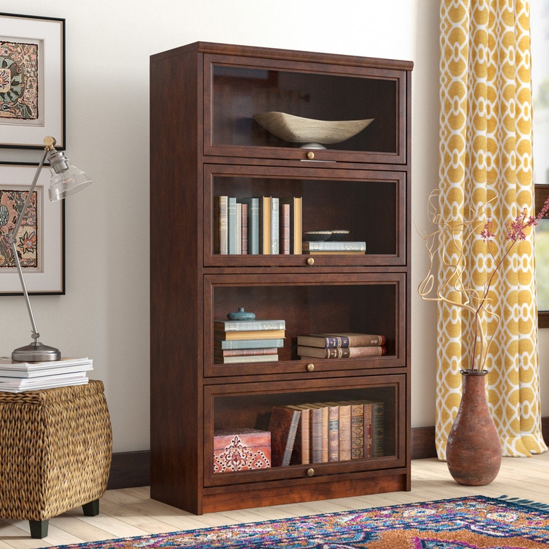 Didier Barrister Bookcase World Menagerie Color: Autumn Sage Door Type: None