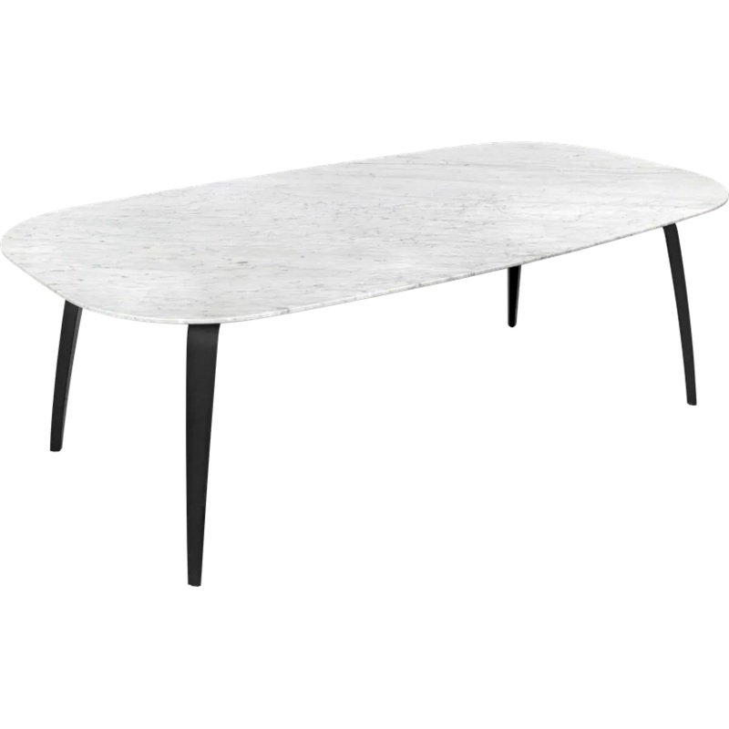 Gubi Elliptical Dining Table Marble top