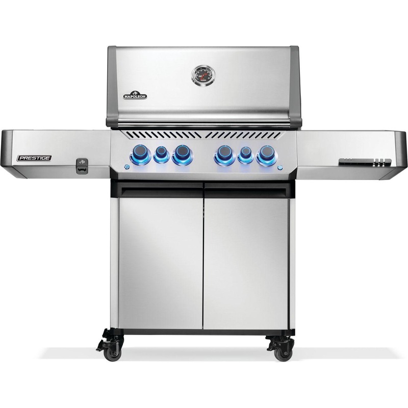 Napoleon Bbq P500VRSIBPSS Prestige 500 RSIB with Infrared Side and Rear Burner , Propane, Stainless Steel