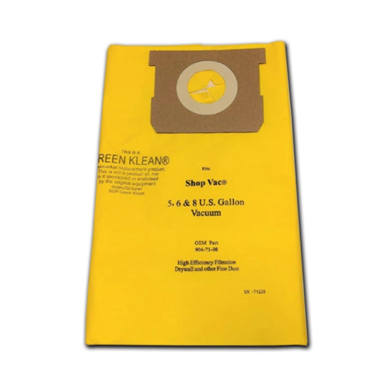 Shop-Vac 5-8 Gallon Vacuum Bags – 2 Pack