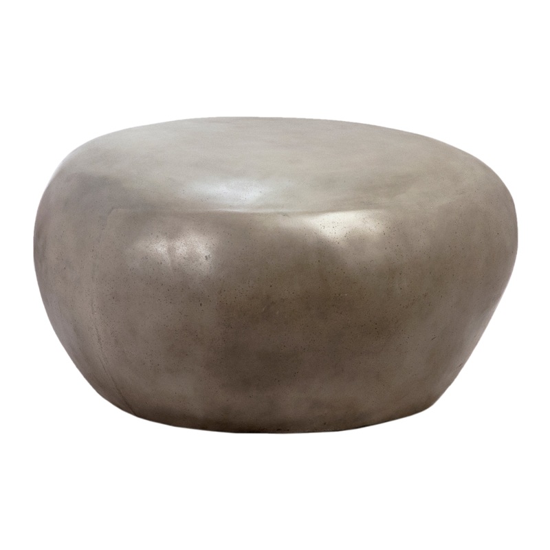 Stone-Kissed Patio Chic Table – Charcoal Edition