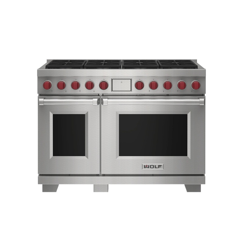 Wolf Certified DF48850/S/P 48″ Stainless Steel Dual Fuel Range