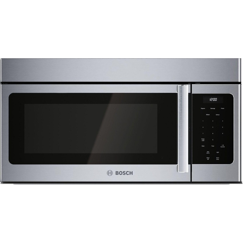 Bosch HMV3054U 300 Series Over-The-Range Microwave 30″ Left Sideopening Door, Stainless Steel Hmv3054U