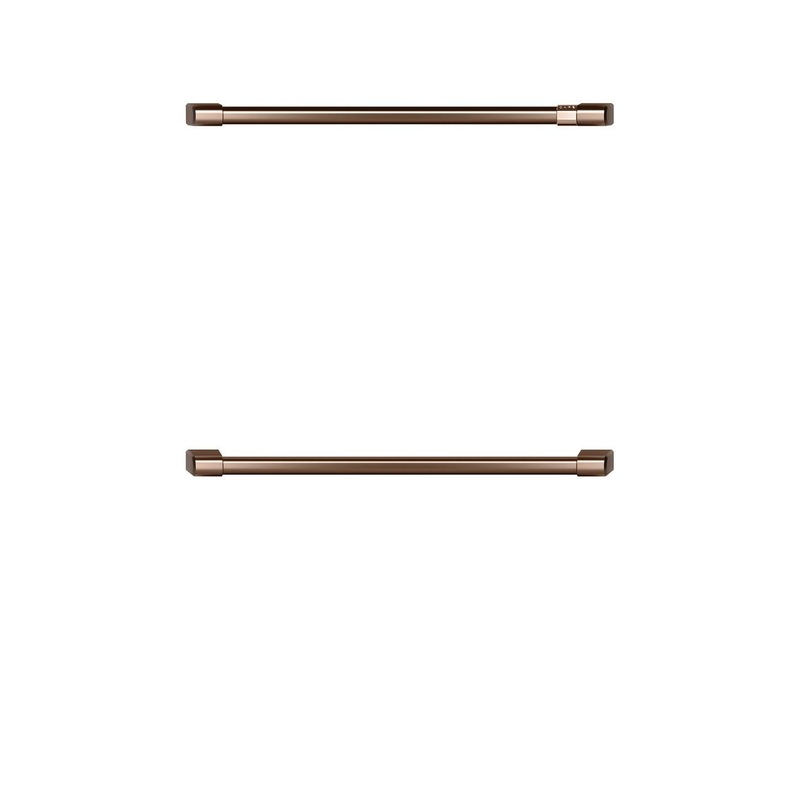 Cafe CXWD0H0PMCU CAF(EBACK) 2 – 30″ Double Wall Oven Handles – Brushed Copper