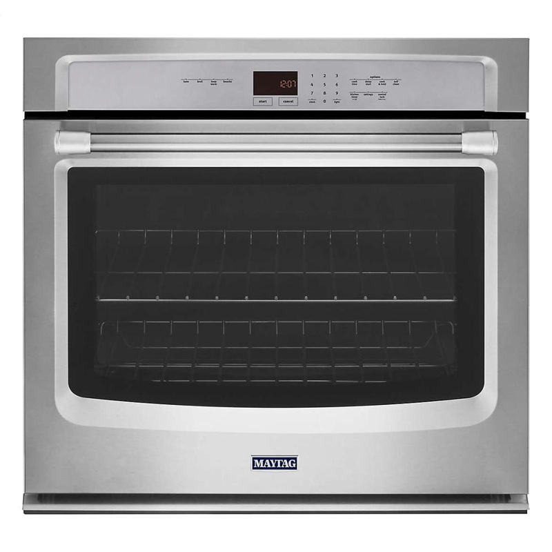 Maytag MEW7527DS 27-inch Wide Single Wall Oven with Precision Cooking System – 4.3 cu. ft.