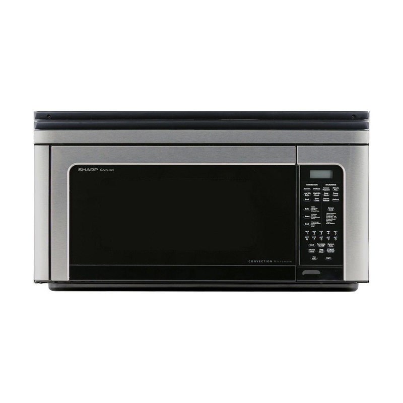 Sharp R1881LSY 1.1 cu. ft. 850W Sharp Stainless Steel Convection Over-the-Range Microwave Oven