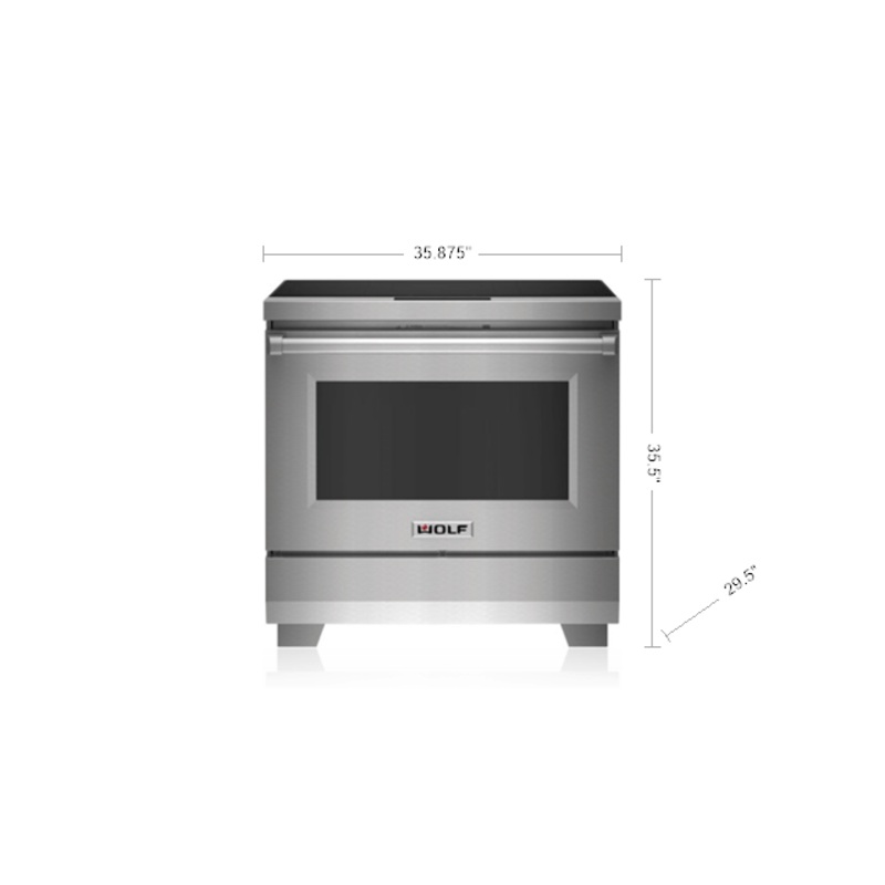 Wolf IR36550SP 36″ Professional Induction Range