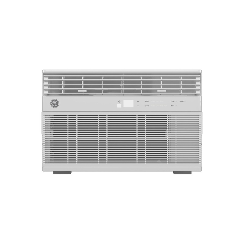 AWCS08WWF GE 8,000 BTU Smart Electronic Window Air Conditioner for Medium Rooms up to 350 sq. ft.