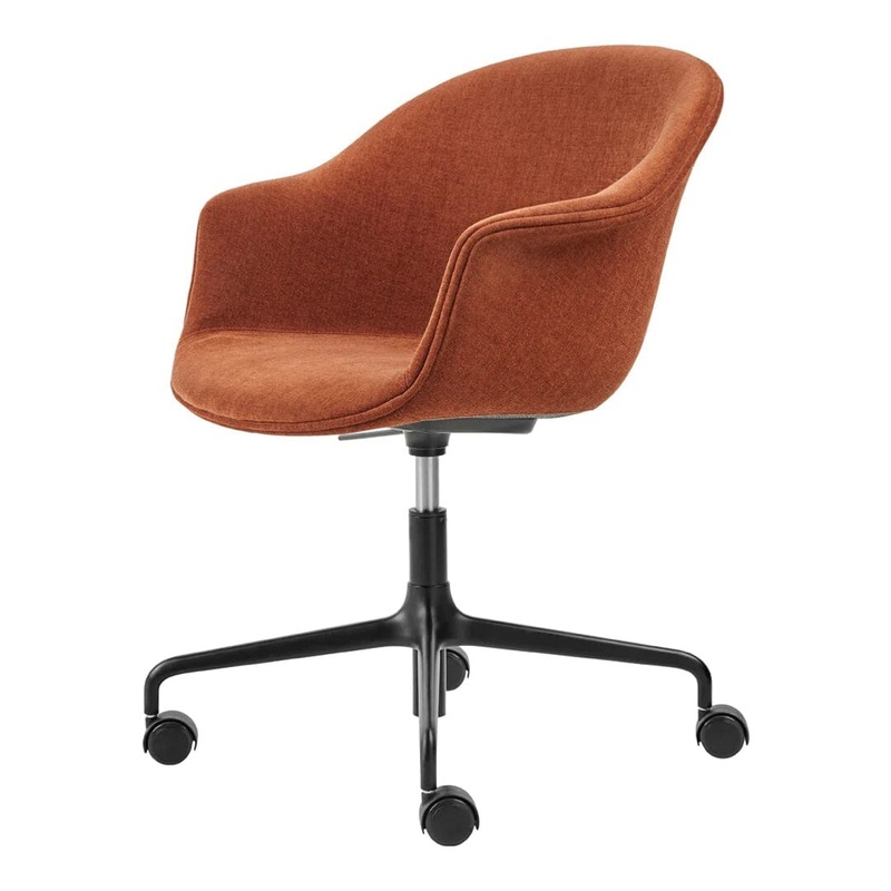 Bat Meeting Chair 4-Star Base with Castors – Height Adjustable – Fully Upholstered