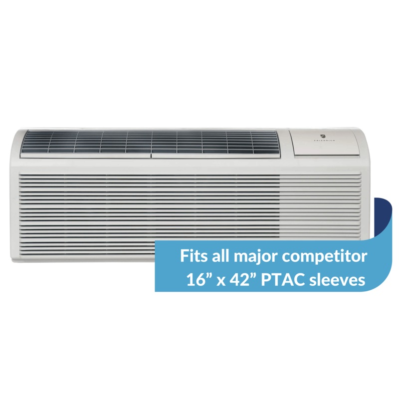 Friedrich PDE12K3SGR3 Friedrich Zoneaire Premier 12,300 Btu 230V Packaged Terminal Air Conditioner With Electric Heat
