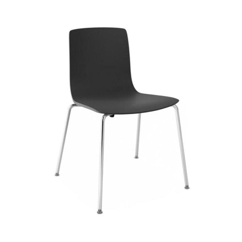 Aava 02 Polypropylene Chair With 4 Leg Base