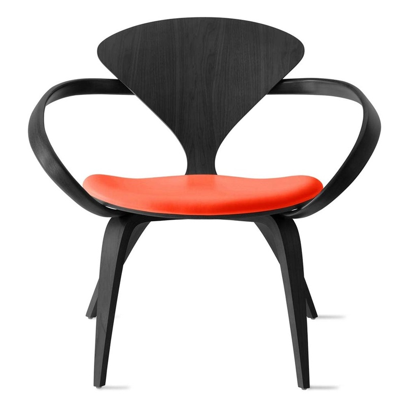 Cherner Lounge Arm Chair – Upholstered Seat