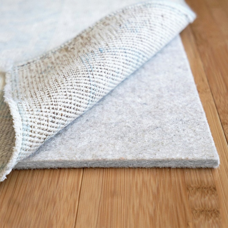 Eco-Plush 100% Felt Premium Cushioned Rug Pad (1/4″) RugPadUSA Rug Pad Size: Rectangle 10′ x 13′