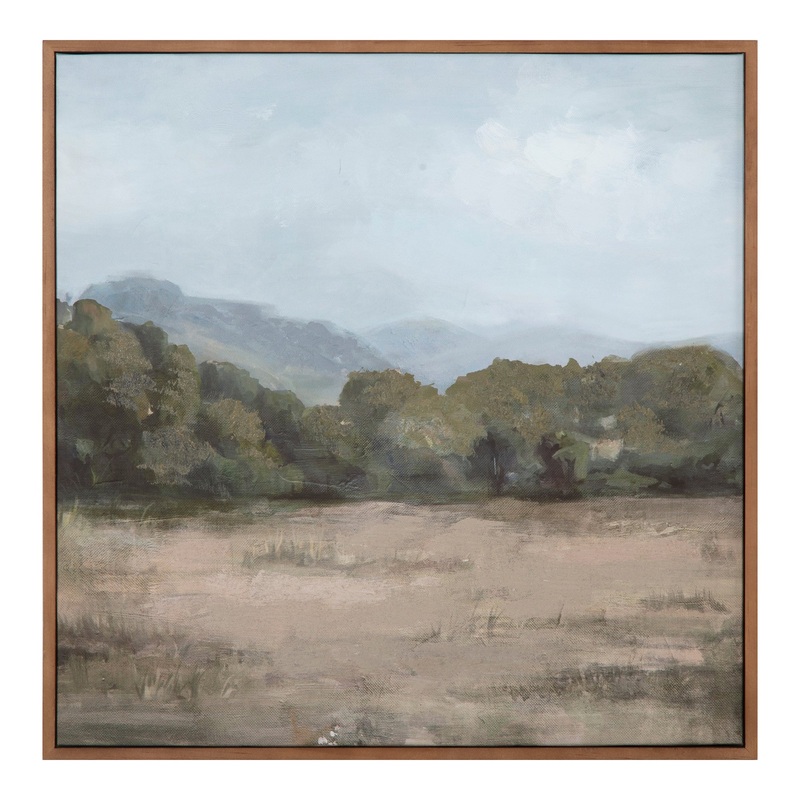 Nature’s Whisper: Framed Rustic Landscape Art