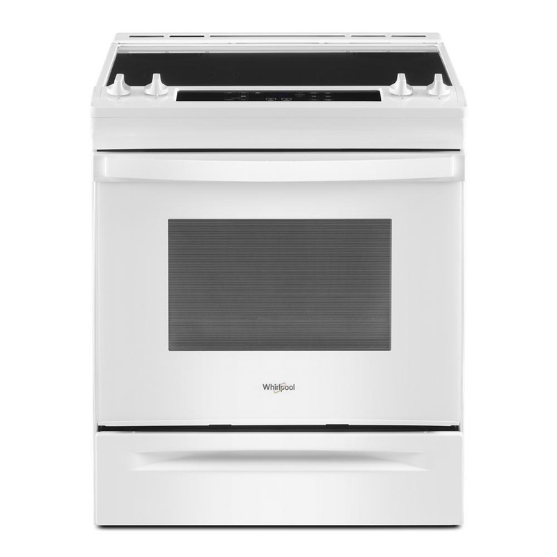Whirlpool WEE515S0LW 4.8 Cu. Ft. Whirlpool Electric Range with Frozen Bake Technology