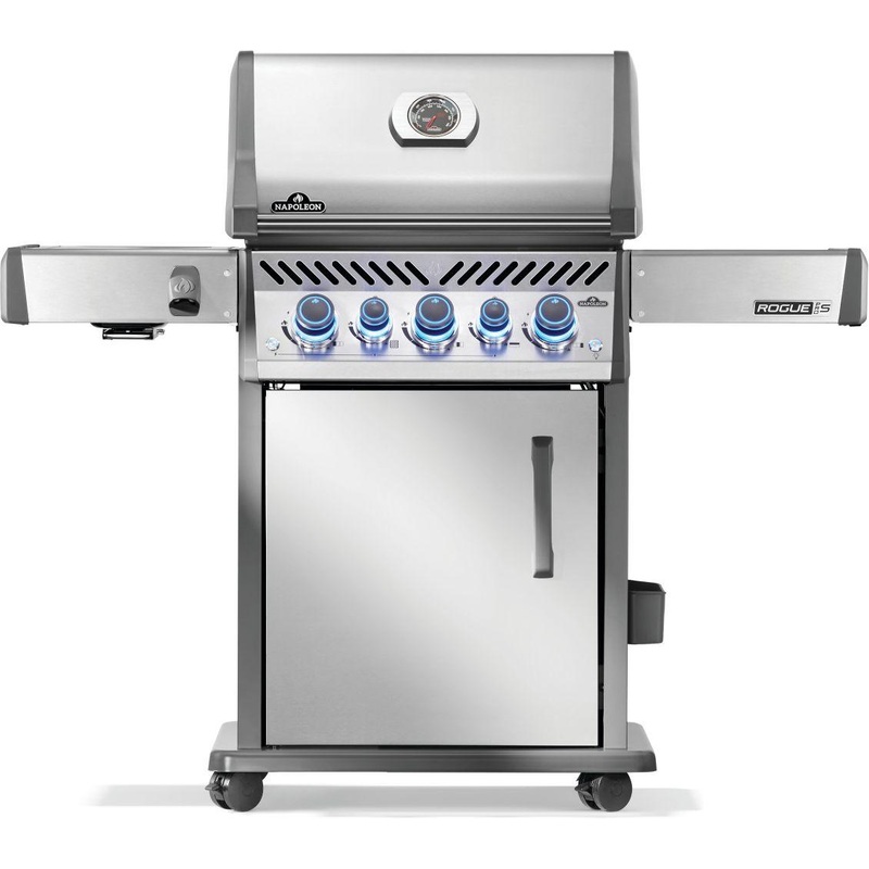 Napoleon Bbq RPS425RSIBPSS2 Rogue Pro-S 425 Rsib With Infrared Side And Rear Burner , Propane, Stainless Steel