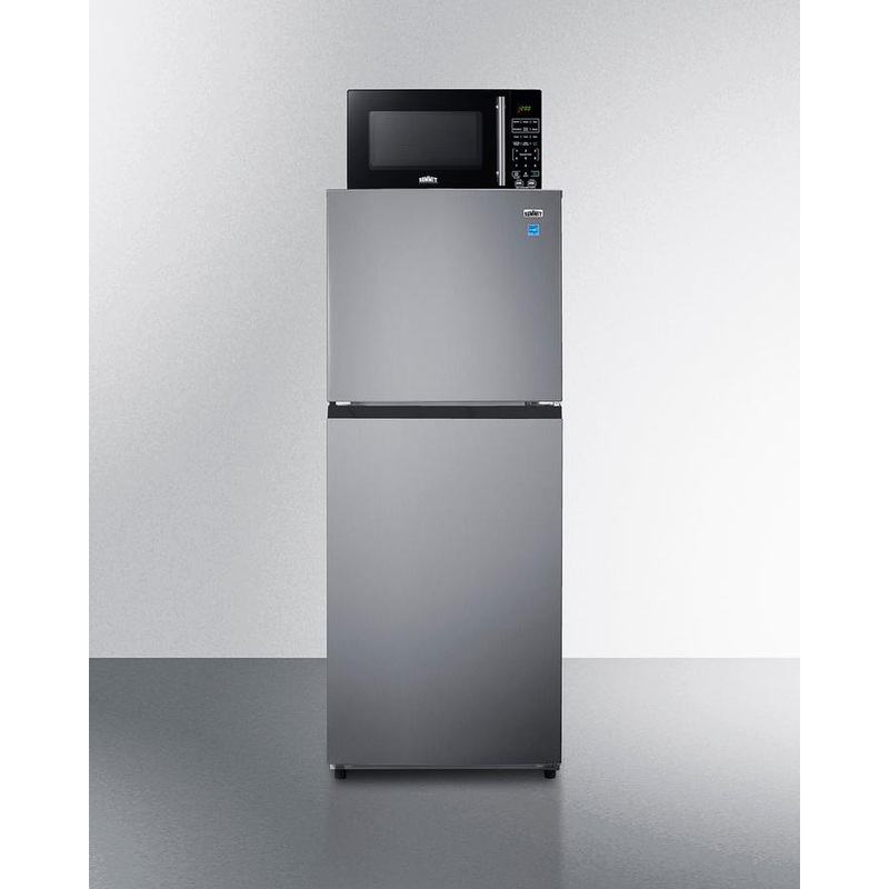 Summit MRF1089PLALHD Microwave/Refrigerator-Freezer Combination With Allocator
