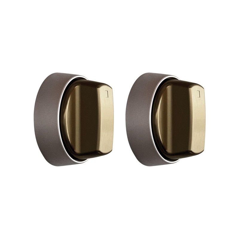Wolf 9056340 30″ M Series Professional Built-In Oven Brushed Brass Knob Kit