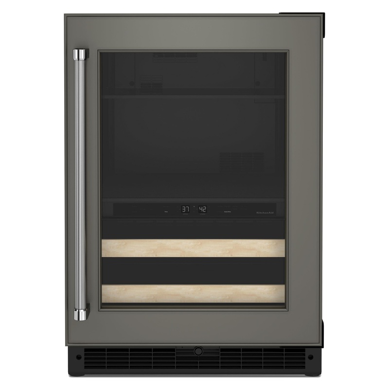 Kitchenaid KUBR214KPA 24″ Panel-Ready Beverage Center With Wood-Front Racks – Panel Ready Pa