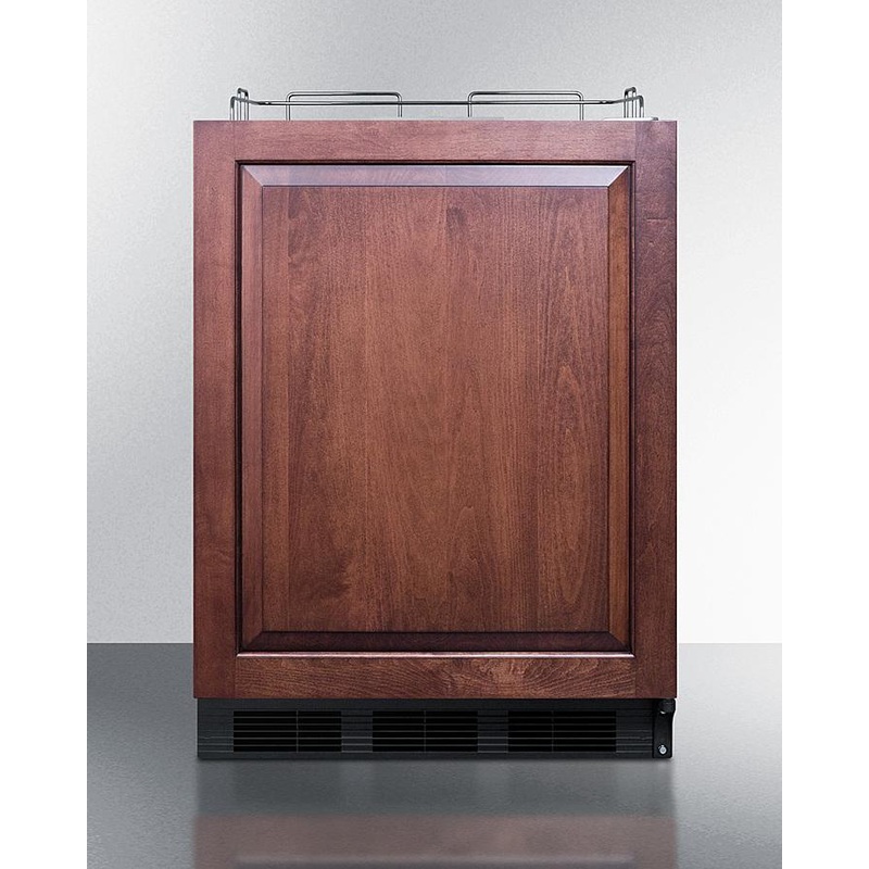Summit SBC58BLBIADANKIF 24″ Wide Built-in Kegerator, ADA Compliant (panel Not Included)