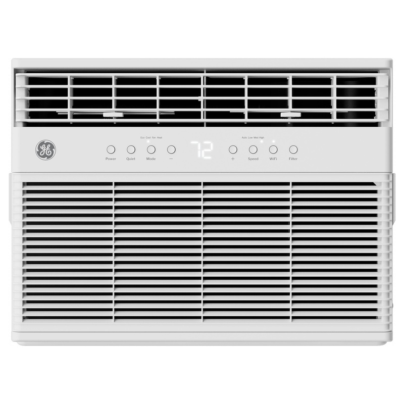AWGP08WWF GE ENERGY STAR 8,000 BTU Smart Heat/Cool with Heat Pump Electronic Window Air Conditioner for Medium Rooms up to 350 sq. ft.