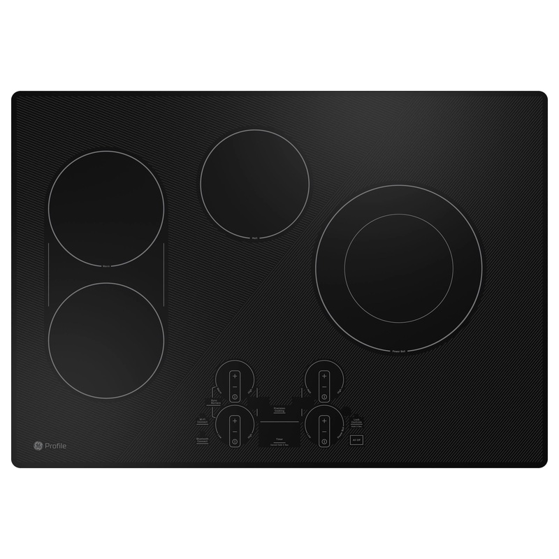 Ge Appliances PEP7030DTBB Ge Profile 30″ Built-In Touch Control Electric Cooktop