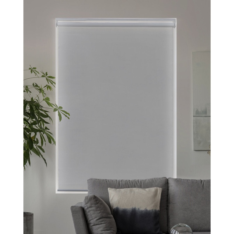 Shaunna Snap-N’-Glide Cordless Room Darkening Roll-up Shade Symple Stuff Color: Byssus White Blind Size: 63″W x 72″L