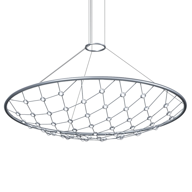 Constellation Galaxy Matrix Round LED Pendant Light