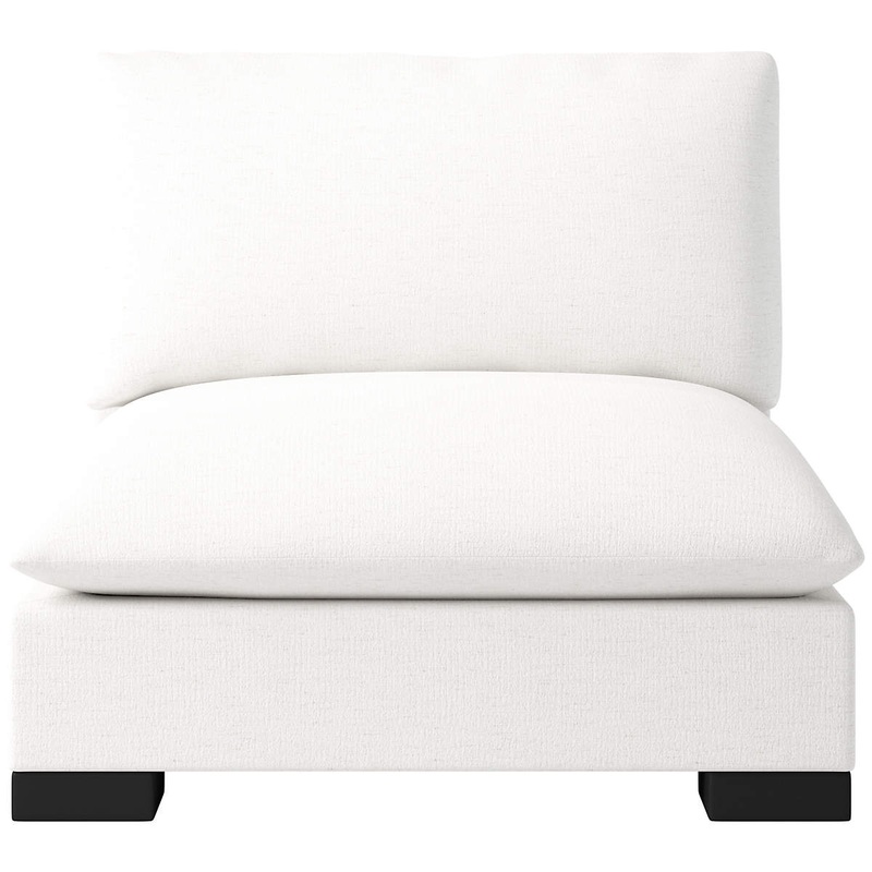 Deseo Deep Depth Armless Chair