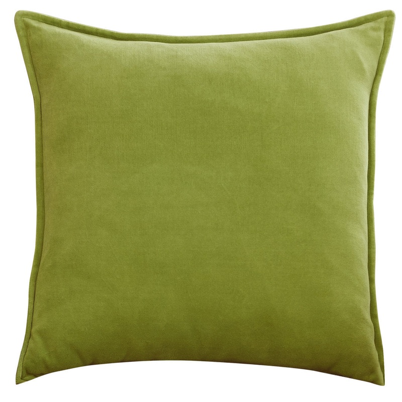 Edgar Square 100% Cotton Pillow RE/FINE Color: Grass Green Size: 22” x 22”