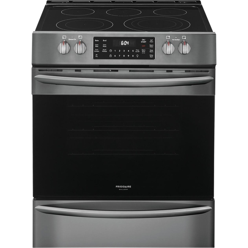FGEH3047VD Frigidaire Gallery 30″ Front Control Electric Range with Air Fry