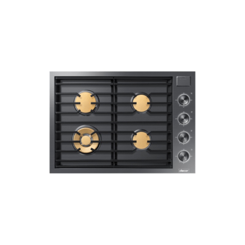 Dacor DTG30M954FM 30″ Gas Cooktop, Graphite Stainless Steel, Natural Gas