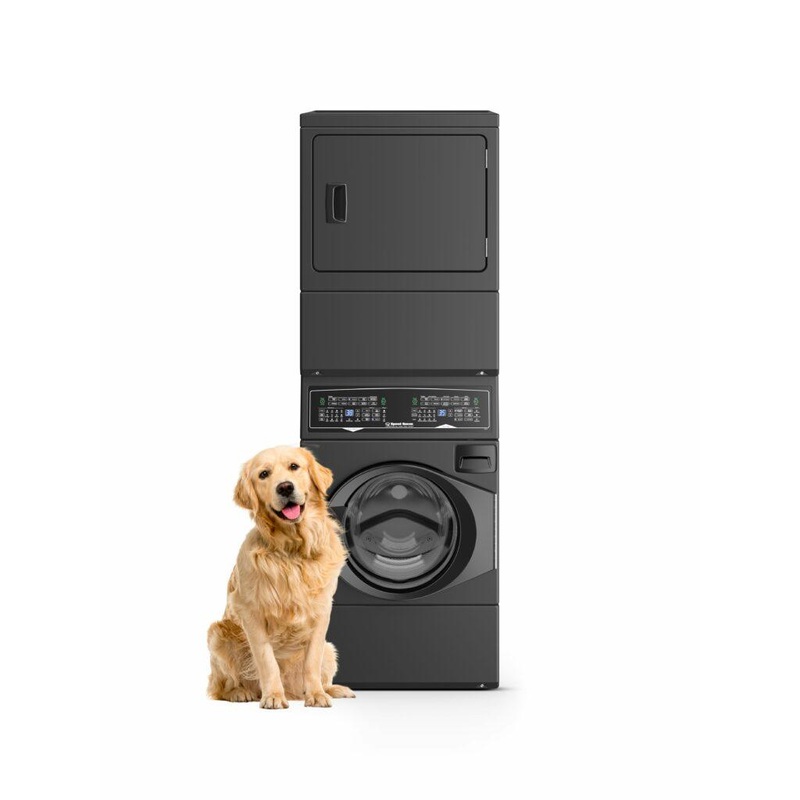 Speed Queen SF7007BG SF7 Stacked Washer – Gas Dryer with Pet Plus  Sanitize  Fast Cycle Times  5-Year Warranty