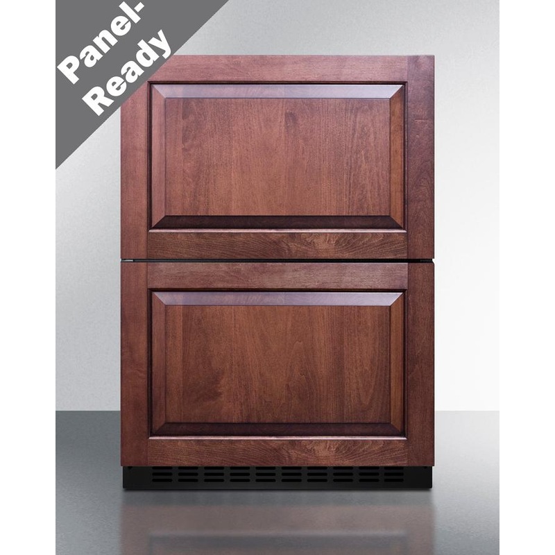 Summit ADRF244PNR 24″ Wide 2-drawer Refrigerator-freezer (panels Not Included)