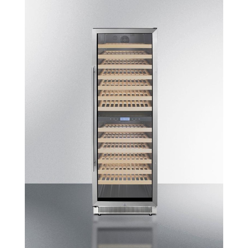 Summit SWC1966BCSS 24″ Wide Dual Zone Wine Cellar