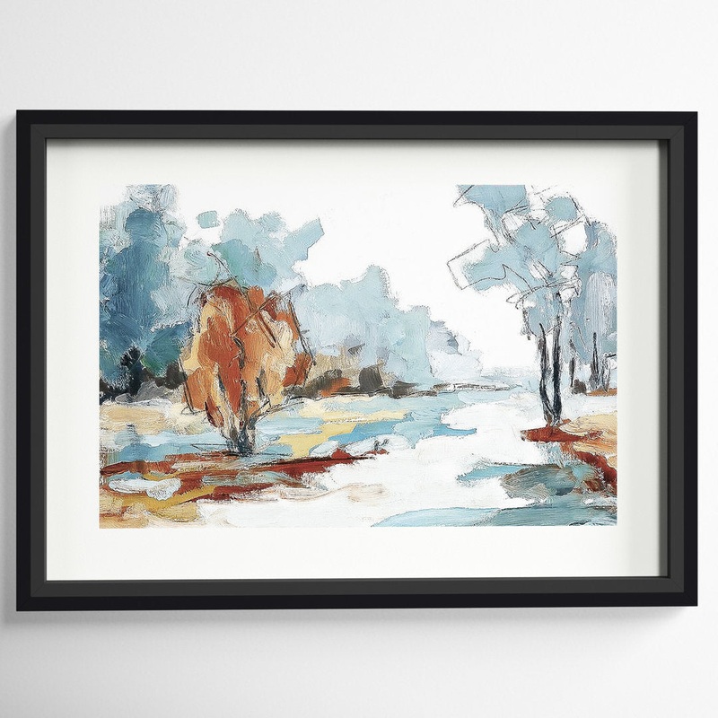Backroads VI by Jacqueline Ellens – Picture Frame Painting Print on Paper Joss & Main Frame Color: Black Framed Paper Size: 15″ H x 20″ W