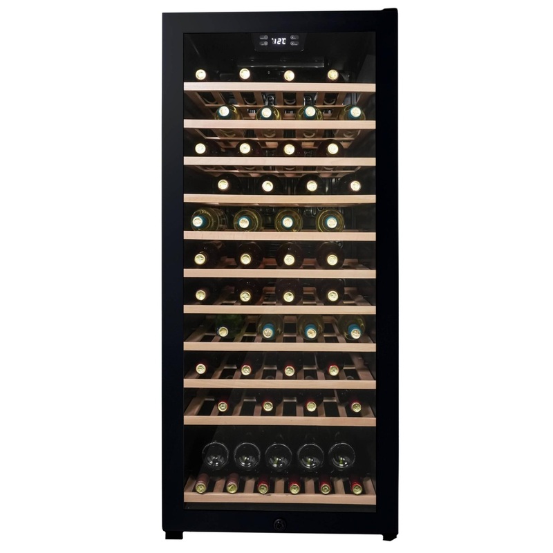 DWC94L1B Danby 94 Bottle Free-Standing Wine Cooler in Black