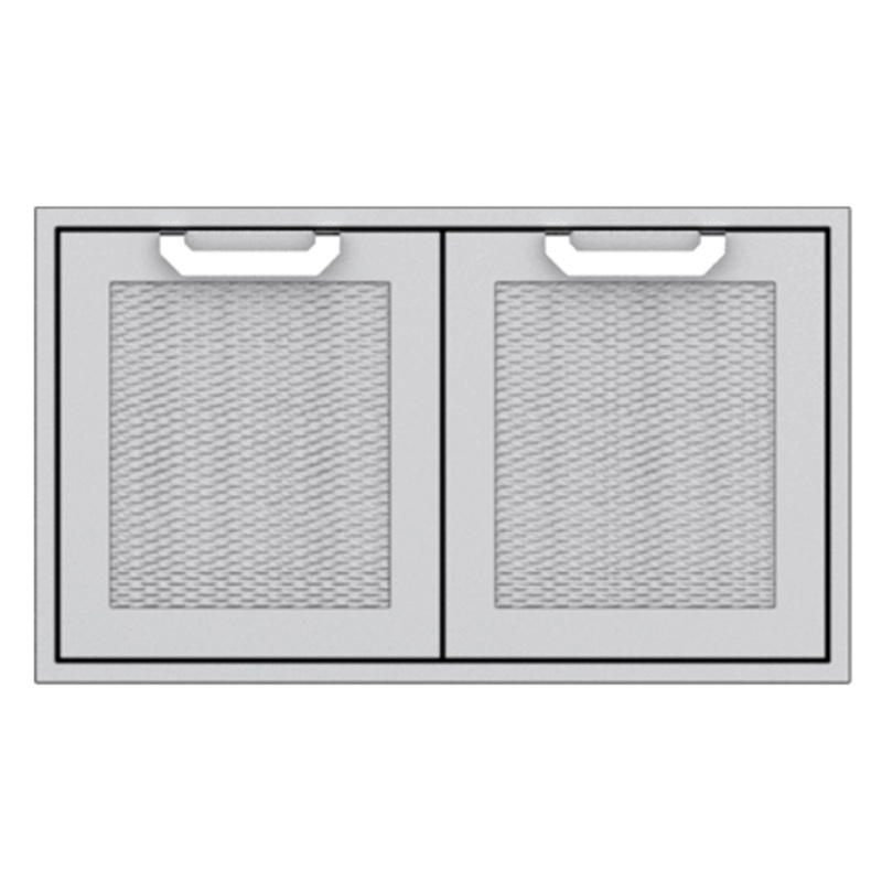 Hestan AGLP36DG Hestan 36″ Double Sealed Pantry Storage Doors Aglp – Dark Grey (Custom Color: Pacific Fog)