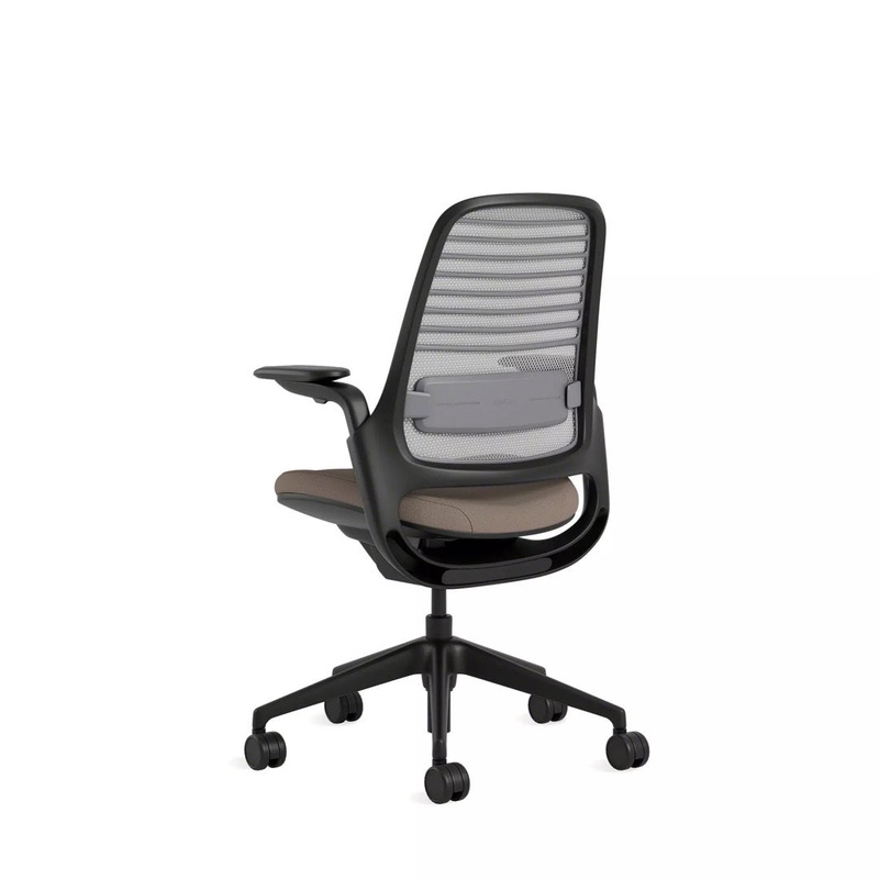 Steelcase Series 1 Task Chair Steelcase Upholstery Color: Truffle/Nickel, Frame Color: Black Casters/Glides: Hard Floor