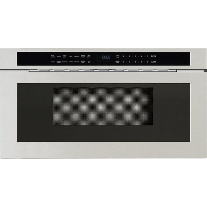 Zephyr MWD3001AS Microwave Drawer, 30In, Built-In, Ss, 1.2 Cu. Ft.