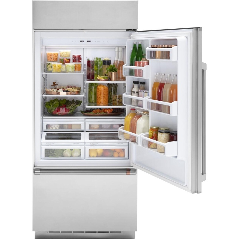 Cafe CDB36RP2PS1 Caf 21.3 Cu. Ft. Built-In Bottom-Freezer Refrigerator