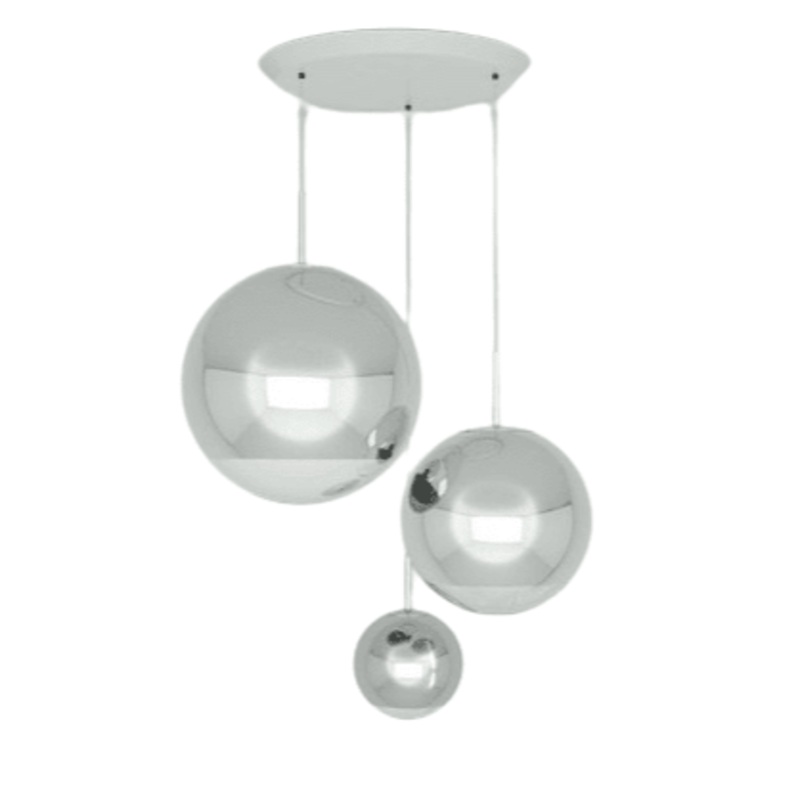 Mirror Ball LED Range Round Pendant Light